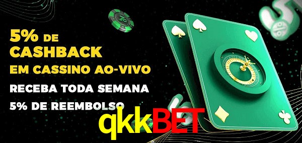 Promoções do cassino ao Vivo qkkbet